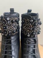 zwarte boots met band mt.36, Ophalen of Verzenden, Zo goed als nieuw, Zwart