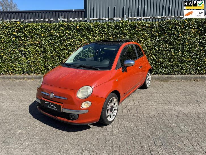 Fiat 500 1.4-16V Sport Airco Pano 6-Bak, Auto's, Fiat, Bedrijf, Te koop, ABS, Airbags, Airconditioning, Centrale vergrendeling