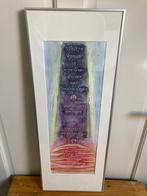 Gedicht/schilderij van R. Tagore (India)., Boeken, Tagore., Overige typen, Ophalen of Verzenden, Zo goed als nieuw