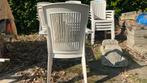 Witte tuinstoelen van aquarius, Tuin en Terras, Tuinstoelen, Ophalen of Verzenden