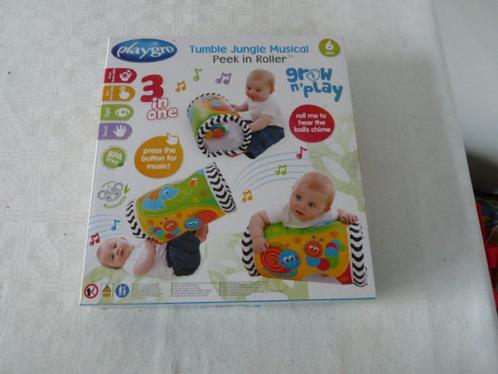 Vrolijke tumble jungle musical roller nieuw in doos, Kinderen en Baby's, Speelgoed | Babyspeelgoed, Nieuw, Overige typen, Met geluid