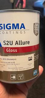 Sigma s2u gloss ral 9010 en amarol primer wit, Wit, Ophalen of Verzenden, Minder dan 5 liter, Verf