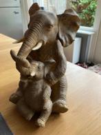 olifantenfiguur met baby, Huis en Inrichting, Woonaccessoires | Overige, Ophalen, Zo goed als nieuw