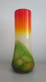 Murano stijl vaas, glazen opaline vaas gekleurd glas, Ophalen of Verzenden, Zo goed als nieuw, Glas, Minder dan 50 cm