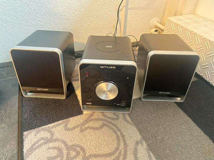 Muse alles-in-één audiosysteem, MP3, CD, Audio, Tv en Foto, Stereo-sets, Zo goed als nieuw, Cd-speler, Tuner of Radio, Speakers