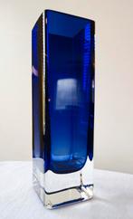 Boheems Sommerso Petr Hora blokvaas blauw jaren 60, Ophalen of Verzenden