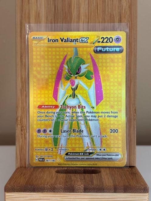 PAR	261	Iron Valiant, Hobby en Vrije tijd, Verzamelkaartspellen | Pokémon, Nieuw, Losse kaart, Ophalen of Verzenden