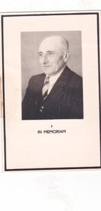 Franciscus van de Wijst  1896-1964, Verzamelen, Verzenden, Bidprentje
