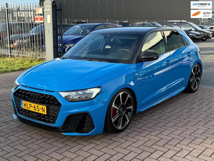 Audi A1 SPORTBACK 40 TFSI S Line 2019 Blauw S-tronic 200PK B, Auto's, Audi, Bedrijf, Te koop, A1, ABS, Achteruitrijcamera, Adaptive Cruise Control