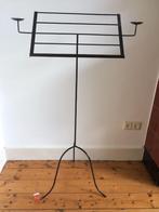 1.22 meter standaard display menu muziekblad 2 kaarshouders, Ophalen of Verzenden, Zo goed als nieuw, Kandelaar, Crème