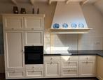 Landelijke houten keuken, Huis en Inrichting, Keuken | Complete keukens, Ophalen, Gebruikt, Hoekkeuken, Graniet of Steen