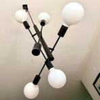 Mooie grote hanglamp 6 met 5xIKEA Trådfri lampen en dimmer, Ophalen of Verzenden, Zo goed als nieuw, Metaal, Retro, 50's, midcentury, vintage, modern