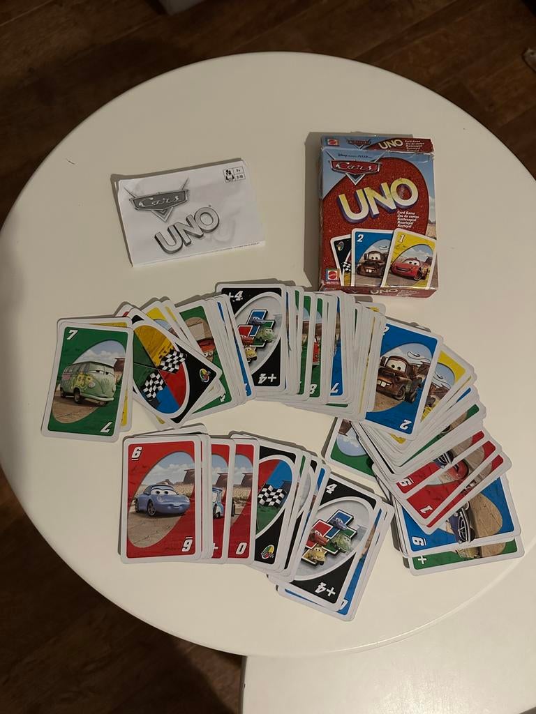 Disney Pixar Cars editie van het klassieke UNO kaartspel, Ophalen, Zo goed als nieuw
