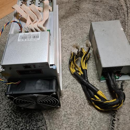 Antminer L3+ met stille fans en psu, Computers en Software, Overige Computers en Software, Nieuw, Ophalen of Verzenden