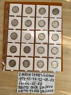 JULIANA 2 NETTE COMPLETE SERIES  GULDENS 1954-1967, Postzegels en Munten, Munten | Nederland, 1 gulden, Koningin Juliana, Zilver