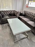 Bank,eettafel en salontafel, Huis en Inrichting, Tafels | Salontafels, Ophalen, 50 tot 100 cm, Zo goed als nieuw, Minder dan 50 cm