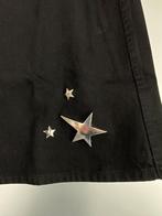 E674 Nieuw: Nikkie: mt. 38=M rok spijkerrok jeans rokje, Maat 38/40 (M), Zwart, Nieuw, Ophalen of Verzenden