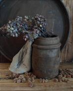 12243 P Oude Nepalese boterpot L, Verzenden