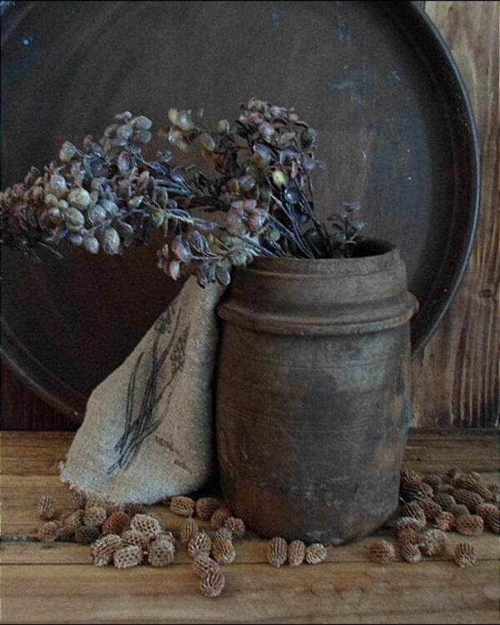 12243 P Oude Nepalese boterpot L, Antiek en Kunst, Antiek | Woonaccessoires, Verzenden