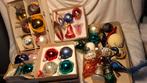 36 bonte vintage kerstballen, Diversen, Kerst, Ophalen of Verzenden, Zo goed als nieuw