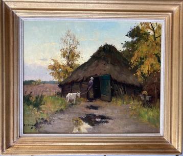 A.J. Zwart - Vrouw met geitje beschikbaar voor biedingen