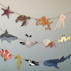 Zeedieren slinger - Printable - Kinderkamer slinger - Oceaan, Verzenden, Nieuw, Wanddecoratie