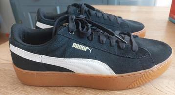 Nieuw Puma Sneakers Caracal SD suede zwart goud wit 40.5 beschikbaar voor biedingen