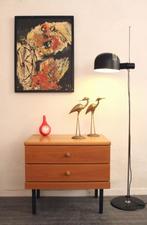 Jaren 70 seventies vintage vloerlamp - mid century design, Huis en Inrichting, Lampen | Vloerlampen, Ophalen, Gebruikt, -, -