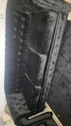 croco set bankstel zwart, Gebruikt, 75 tot 100 cm, Ophalen of Verzenden, Stof