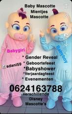 Baby roze mascotte te huur, Hobby en Vrije tijd, Ophalen of Verzenden, Zo goed als nieuw, Geboorte of Huwelijk