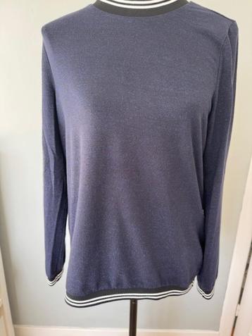 z.g.a.n. blauwe sweater met glittertje maat M van Only. beschikbaar voor biedingen