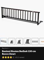 Baninni houten bedhek zwart, Kinderen en Baby's, Ophalen, Gebruikt, Minder dan 140 cm, Matras