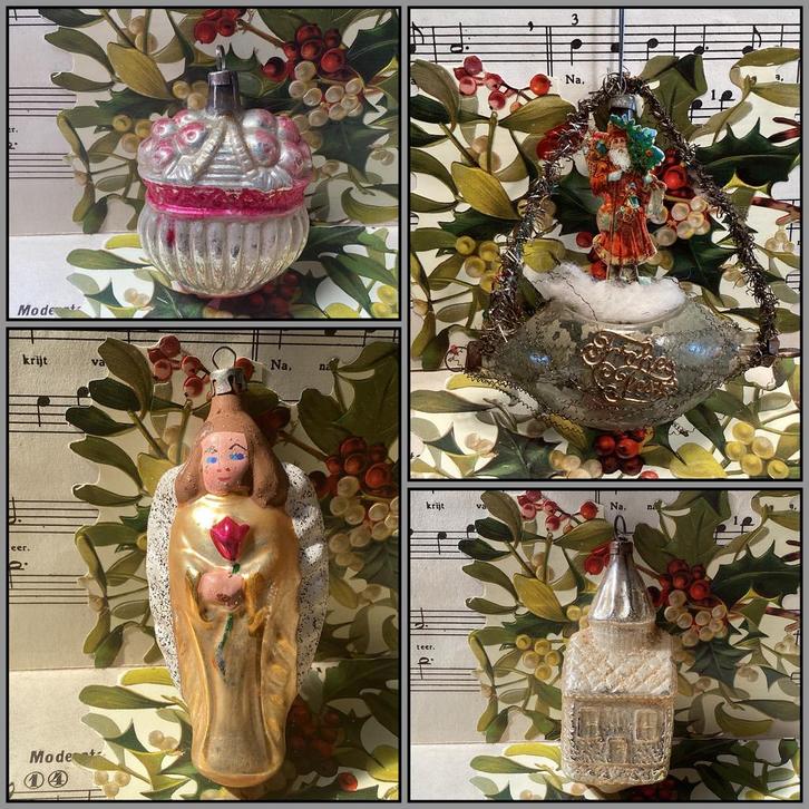 Oude kerstbal los te koop, de kracht van Puurnostalgie!, Diversen, Kerst, Gebruikt, Ophalen of Verzenden