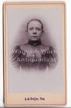 CDV vrouw door A. de Gruijter Phot Nijmegen / naam achterop, Verzamelen, Foto's en Prenten, Gebruikt, Ophalen of Verzenden, Foto