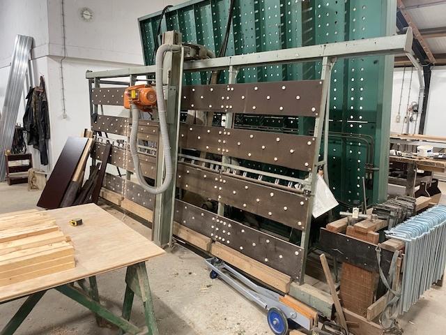 Gebruikte HolzHer verticale platenzaag, Doe-het-zelf en Verbouw, Gereedschap | Zaagmachines, Gebruikt, Cirkelzaag, 1200 watt of meer