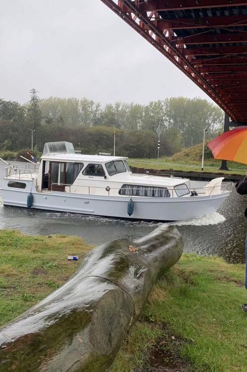 Werfgebouwde crown kruiser 980 AK Mercedes motorboot, Watersport en Boten, Motorboten en Motorjachten, Zo goed als nieuw, Staal