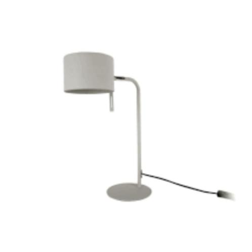 Leitmotiv Shell Tafellamp Warm grijs nieuw in verpakking., Huis en Inrichting, Lampen | Tafellampen, Nieuw, Metaal, Stof, Ophalen of Verzenden