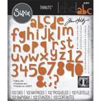 Sizzix Tim Holtz Thinlits Dies Alphanumeric Lower #663074, Hobby en Vrije tijd, Scrapbooking, Verzenden, Nieuw, Frame of Mal, Overige merken