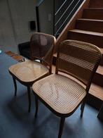 7 Vintage Dinette Josef Hoffmann Thonet stoelen, Huis en Inrichting, Ophalen, Gebruikt, Bruin, Twee