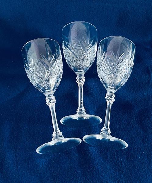Verzenden kan 3x Glas Ruit Waaier € 30 of € 12 p/s  Baluster, Antiek en Kunst, Antiek | Glas en Kristal, Ophalen