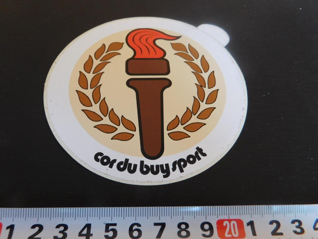 sticker Cor du buy sport  Fakkel, Ophalen, Zo goed als nieuw, Sticker