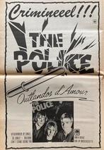 Paginagrote A3 advertentie THE POLICE Outlandos D’Amour, Ophalen of Verzenden