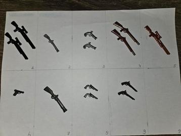 Playmobil onderdelen: geweren vanaf 0.20... beschikbaar voor biedingen