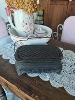 Oud brocante frans stoofje stoof gietijzer mooie details, Ophalen of Verzenden