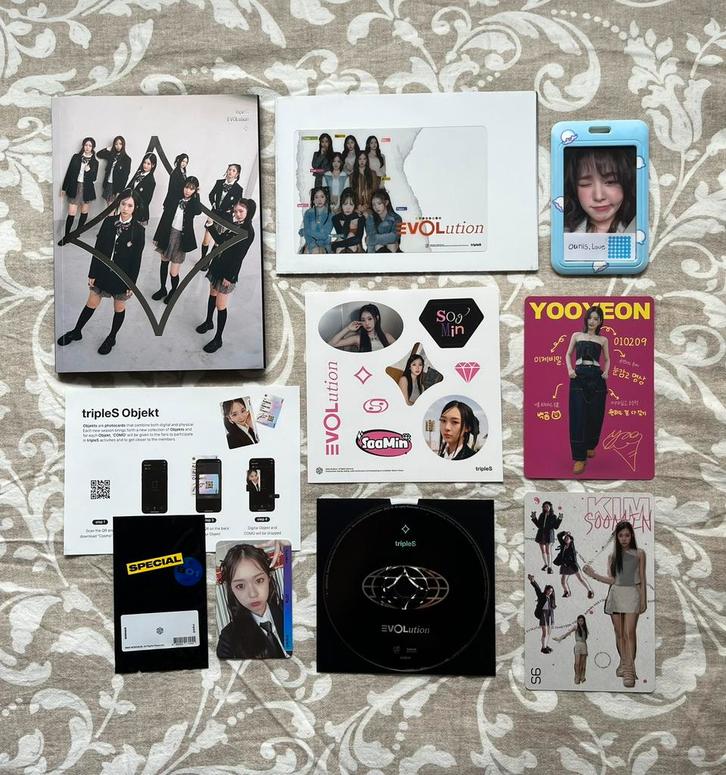 Kpop tripleS Evolution (A ver.), Verzamelen, Muziek, Artiesten en Beroemdheden, Zo goed als nieuw, Cd of Plaat, Verzenden