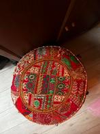 Bohemian Patchwork Poef, Ophalen, Rond, Zo goed als nieuw, Stof