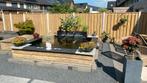 Complete Koi vijver HDPE met planten filter en koi’s, Ophalen, Zo goed als nieuw