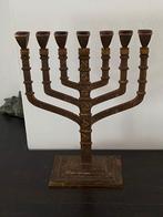 Joodse Kandelaar Menorah Chanoeka, Antiek en Kunst, Verzenden, Koper of Brons