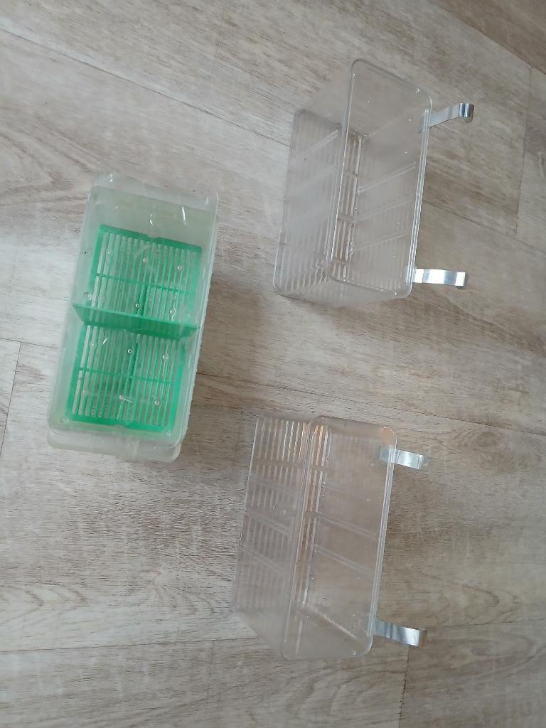 3 kweekbakjes 20cm voor aquariumvissen, Ophalen of Verzenden, Gebruikt, Overige typen