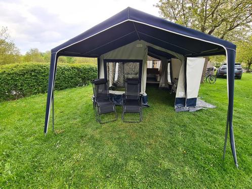 Nette Roadmaster Midi S vouwwagen, 2005, voortent, fietsendr, Caravans en Kamperen, Vouwwagens, Overige merken, tot en met 4, Grijs